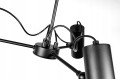 Żyrandol reflektor TUBA LOFT BLACK 3-pkt #1236 