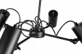 Żyrandol reflektory TUBA LOFT BLACK 4-pkt #1237