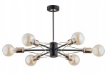 Lampa sufitowa 6-punktowa TANDEM II czarny/złoty