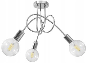 Lampa sufitowa żyrandol loft CHROM #1249