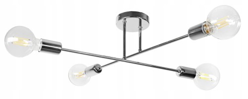 Lampa sufitowa żyrandol loft CHROM #1252
