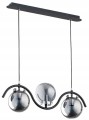 Lampa nowoczesna wisząca 3-punktowa KORDA chrom