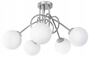 Lampa sufitowa 5-punktowa MILO CHROM #1275 