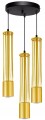 Lampa wisząca 3-punktowa TUBA LOFT GOLD BLACK #1394