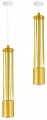 Lampa wisząca 1-punktowa TUBA LOFT GOLD WHITE #1385