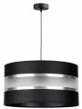 Lampa wisząca ABAŻUR czarny ze srebrnym #1191