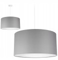 Lampa wisząca ABAŻUR  szary #1203