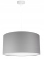 Lampa wisząca ABAŻUR  szary #1203