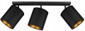 Lampa sufitowa SPOT TUBA LOFT BLACK abażury czarne #1122