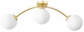 Lampa sufitowa krótka GOLD 3 kulka szklana #1430