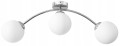 Lampa sufitowa krótka CHROM 3 kulka szklana #1263