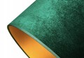 Lampa stołowa/biurkowa z welurowym abażurem ABAŻUR GREEN zielony #1427