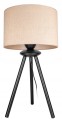 Lampka stołowa trójnóg abażur BOHO natura JUTA #1420