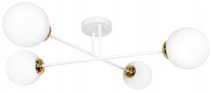 Lampa sufitowa 4-punktowa MILO WHITE GOLD #1305