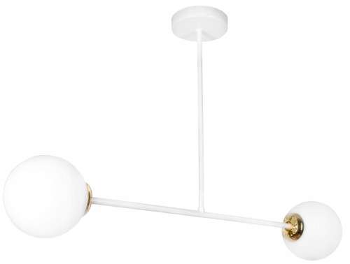 Lampa wisząca 2-punktowa MILO WHITE GOLD #1298