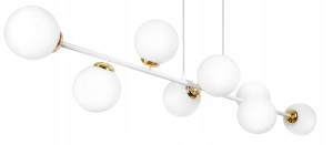 Lampa wisząca 8-punktowa MILO WHITE GOLD #1304