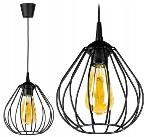 Lampa sufitowa zwis druciak #989