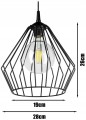Lampa sufitowa zwis druciak #1002