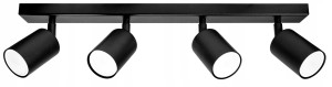 Lampa sufitowa Spot TUBA LOFT BLACK 4-pkt #1160