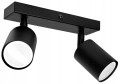 Lampa sufitowa SPOT TUBA LOFT BLACK 2-pkt #1158