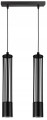 Lampa wisząca 2-punktowa TUBA LOFT BLACK #1163