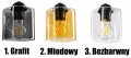 Lampa wisząca GRAFIT GOLD 3 #1229