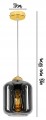 Lampa wisząca zwis GRAFIT GOLD #1220