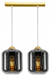Lampa wisząca listwa GOLD 2-pkt #1221