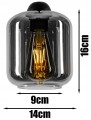 Lampa sufitowa 2-pkt GOLD 2 #1223