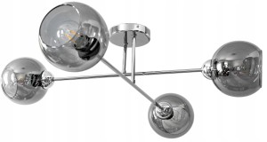 Lampa sufitowa 4-punktowa MILO GRAFIT CHROM #1254