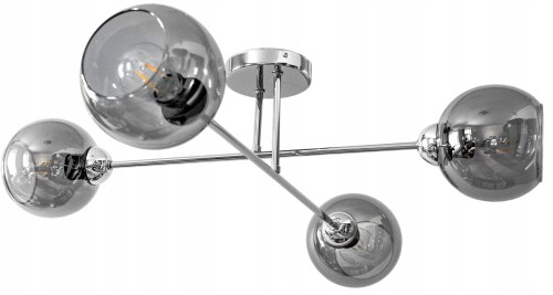 Lampa sufitowa 4-punktowa MILO GRAFIT CHROM #1254