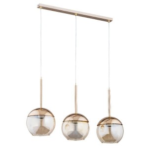 Lampa wisząca 3-punktowa nowoczesna VOLDA złoty