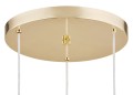 Nowoczesna lampa plafon OAKLAND BIAŁY GOLD 6104 ARGON