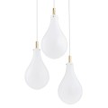 Nowoczesna lampa plafon OAKLAND BIAŁY GOLD 6104 ARGON
