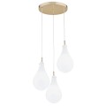 Nowoczesna lampa plafon OAKLAND BIAŁY GOLD 6104 ARGON