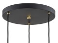 Nowoczesna lampa plafon OAKLAND GRAFIT GOLD 6105 ARGON