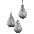 Nowoczesna lampa plafon OAKLAND GRAFIT GOLD 6105 ARGON