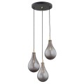 Nowoczesna lampa plafon OAKLAND GRAFIT GOLD 6105 ARGON