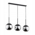 Lampa wisząca 3-punktowa nowoczesna VOLDA czarny