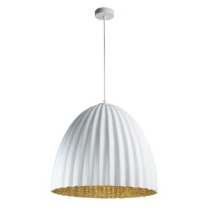 TELMA 50 biały_złoty lampa wisząca