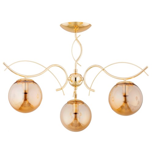 Żyrandol lampa sufitowa PANDA Gold