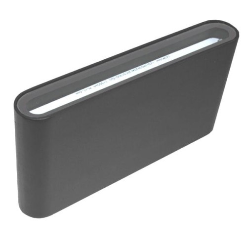 Oprawa elewacyjna LED Flow 2x6w 4000K antracyt