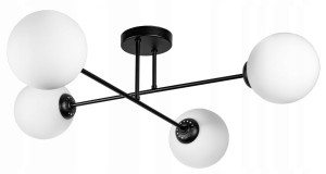 Plafon szklane kule MILO BLACK 1032