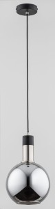 Lampa wisząca 1-punktowa MAYA SILVER czarny/grafit