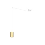 Lampa wisząca TRAKER 1 WHITE/GOLD