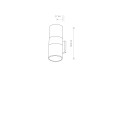CLARK BLACK LAMPA SUFITOWA 3
