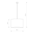 RONDO CAPPUCCINO LAMPA WISZĄCA 1  300