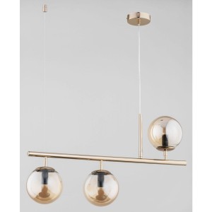 Lampa wisząca 3-punktowa ABAKUS GOLD złoty