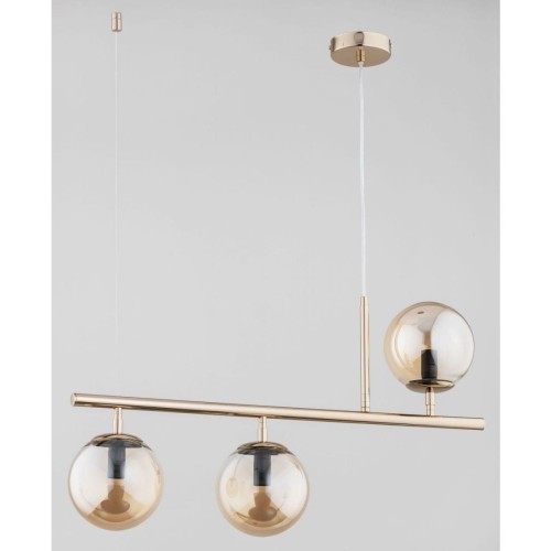 Lampa wisząca 3-punktowa ABAKUS GOLD złoty
