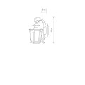 AVIA BLACK LAMPA SUFITOWA 6
